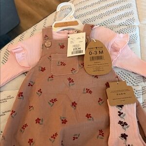 Rabbit & Bear Pink Floral Kids Casual Dress